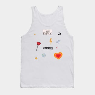 Manifesting Good Things Collage Tank Top